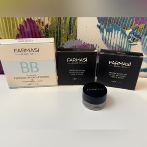 Farmasi makeup bundle- blush, powder and eyeshadow